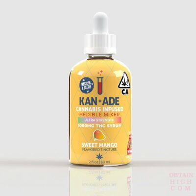 Sweet Mango Medible Mixer 1000mg THC by Kan+Ade obtain high
